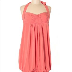 BCBG Maxzaria coral dress
